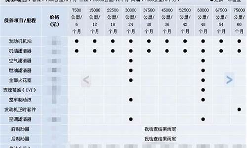 奥迪a4l保养表_奥迪a4l保养周期表及